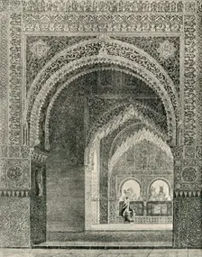 Interior View, Taken from the Hall of the Two Sisters 19th century, (1907). Creator: Unknown