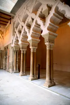 Interior view, the Aljaferia Palace, Zaragoza, Spain, 2007. Creator: Samuel Magal