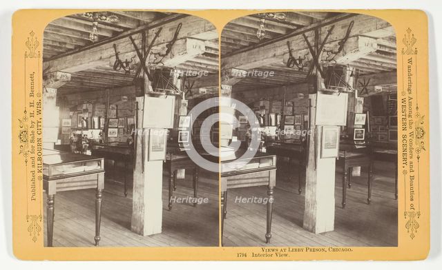 Interior View, Libby Prison, 1893. Creator: Henry Hamilton Bennett.