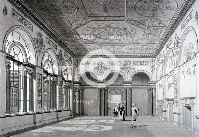 Interior view of the court room at the Bank of England, City of London, c1790.                      Artist: Thomas Malton II