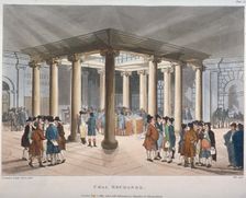 Interior view of the Coal Exchange, Thames Street, City of London, 1808