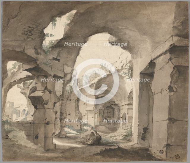Interior View of the Coliseum, c. 1580. Creator: Lodewijk Toeput.