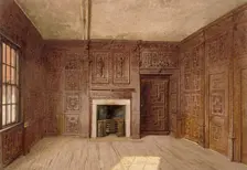 Interior view of the Compton Oak Room, Canonbury House, Islington, London, 1887. Artist: John Crowther