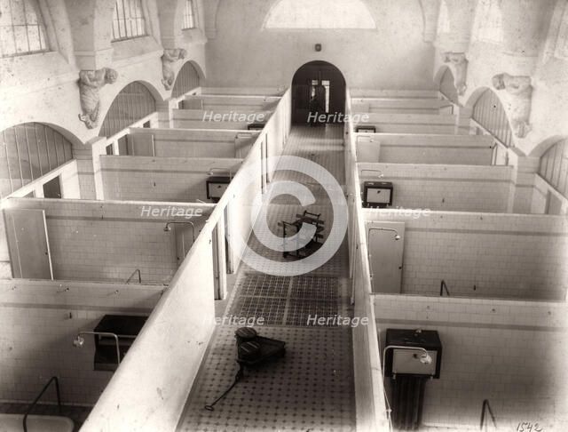 Interior view of the Clinic of Balneotherapy, Mineralnye Vody, Russia, 1910s. Artist: Anon