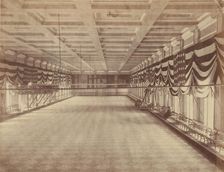 [Interior View of the Ballroom for Lincoln's Second Inaugural Ball], March 1865. Creator: Alexander Gardner