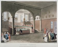 Interior view of the Doctors Commons, City of London, 1808. Artist: Joseph Constantine Stadler