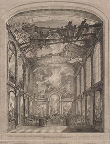 Interior view of the Enfants Trouvés, 1759. Creator: Etienne Fessard