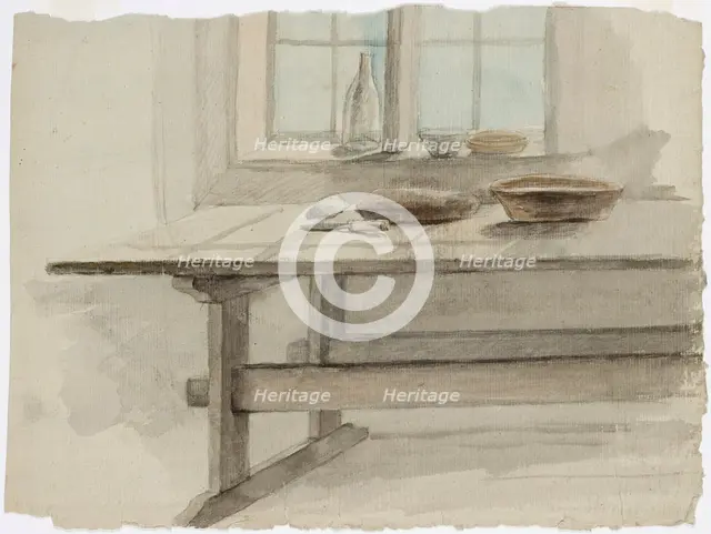 Interior view of the kitchen. Creator: Robert Wilhelm Ekman.