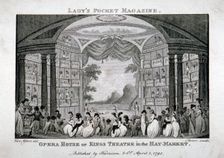 Interior view of the King's Theatre, Haymarket, London, 1795. Artist: James Sargant Storer