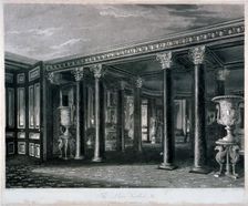 Interior view of the lower vestibule in Carlton House, Westminster, London, 1819. Creator: Richard Gilson Reeve