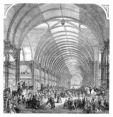Interior view of the Manchester Exhibition, 1857 (late 19th century)