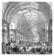 Interior view of the Manchester Exhibition, 1857 (late 19th century)