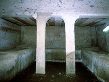 Interior view of the Polychromed Tumulus