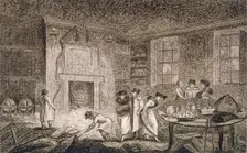 Interior view of the premises of Nathaniel Bentley, Leadenhall Street, City of London, 1804. Creator: Anon