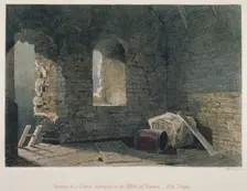 Interior view of a tower belonging to London Wall at Old Bailey, City of London, 1851. Artist: John Wykeham Archer