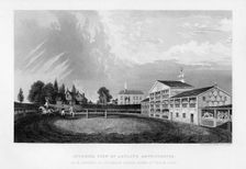 Interior view of Astley's Amphitheatre in London as it appeared in 1777, (1840).Artist: William Capon