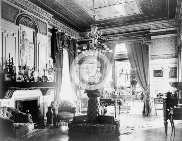 Interior view of Austrian Embassy, Washington, D.C., c1893. Creator: Frances Benjamin Johnston.