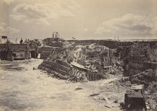 Interior View of Fort Sumpter, 1860s. Creator: George N. Barnard