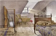 Interior view of Marshalsea Prison, Borough High Street, Southwark, London, 1887. Artist: John Crowther