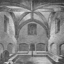 Interior view of Queen Elizabeth's Bath, London, 1834 (1904). Artist: James Basire III