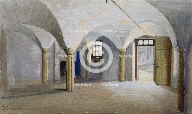 Interior view of Queen's Bench Prison, Borough High Street, Southwark, London, 1879. Artist: John Crowther