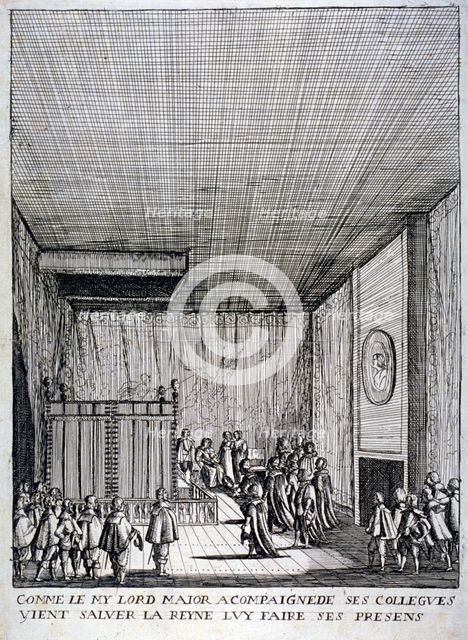 Interior view of St James's Palace, Westminster, London, 1639. Artist: Anon
