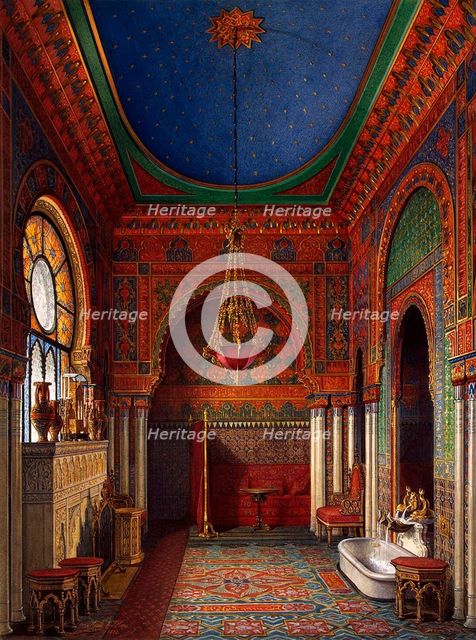 Interiors of the Winter Palace, 1870.  Creator: Hau, Eduard (1807-1887).
