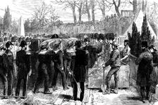 Interment of the remains of Lieutenant John Irving, R.N., in the Dean Cemetery, Edinburgh, 1881. Creator: Unknown
