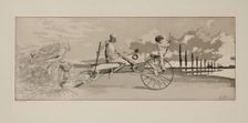 Intermezzi, Opus Iv, Bl. 12: Amor, Tod Und Jenseits (Love, Death And Beyond), 1881. Creator: Max Klinger