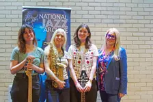 International Women’s Day, National Jazz Archive Fundraiser, Baptist Church, Loughton, Essex, 2025. Creator: Brian O'Connor
