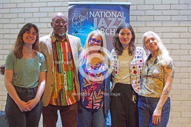 International Women’s Day, National Jazz Archive Fundraiser, Baptist Church, Loughton, Essex, 2025. Creator: Brian O'Connor.