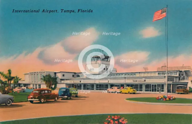 'International Airport, Tampa, Florida', c1940s. Artist: Unknown.