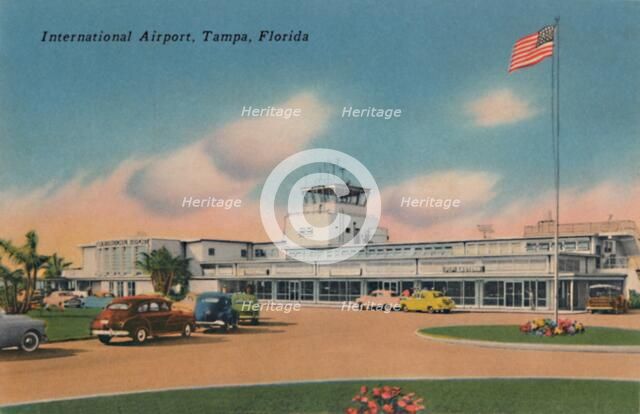 'International Airport, Tampa, Florida', c1940s. Artist: Unknown.