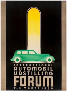 International Automobil Udstilling Forum, 1934. Creator: Henriksen, Sven (1890-1935)