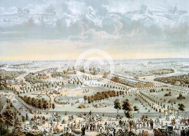 International Exposition of 1876 held at Philadelphia, Pennslvania, USA, 1876. Artist: Unknown