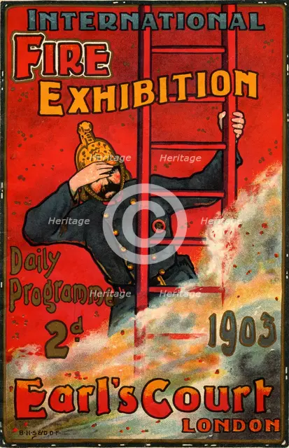 International Fire Exhibition, 1900s. Artist: Unknown