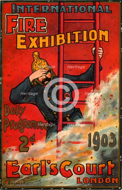 International Fire Exhibition, 1900s. Artist: Unknown