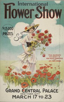 International flower show, c1887 - 1922. Creator: Unknown