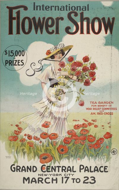 International flower show, c1887 - 1922. Creator: Unknown.