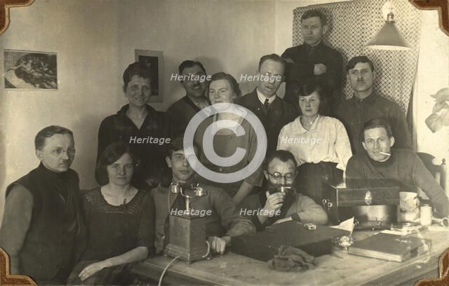 International Group in Our House, 1926. Creator: Unknown.