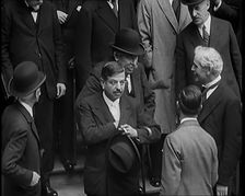International Leaders Gathering on the Steps of a Building for a Conference on Economic..., 1931. Creator: British Pathe Ltd