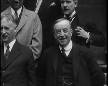 International Leaders Gathering on the Steps of a Building for a Conference on Economic..., 1931. Creator: British Pathe Ltd