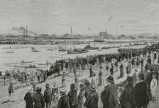 International regattas festival on the Seine, 18 August 1878. Creators: Bernardo Rico, Josep Lluís Pellicer Feñé
