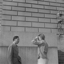 International student assembly, Washington, D.C, 1942. Creator: Gordon Parks