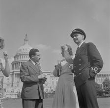 International student assembly, Washington, D.C, 1942. Creator: Gordon Parks
