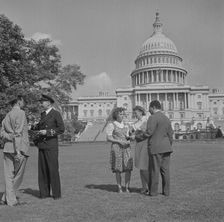 International student assembly, Washington, D.C, 1942. Creator: Gordon Parks