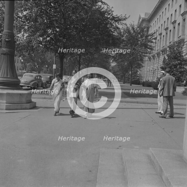 International student assembly, Washington, D.C, 1942. Creator: Gordon Parks.