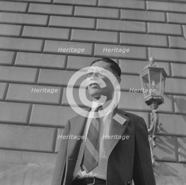 International student assembly, Washington, D.C, 1942. Creator: Gordon Parks.
