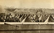 Internment camp for enemy aliens Newbury, First World War, 1914-1918, (1933). Creator: Unknown
