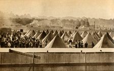 Internment camp for enemy aliens Newbury, First World War, 1914-1918, (1933). Creator: Unknown